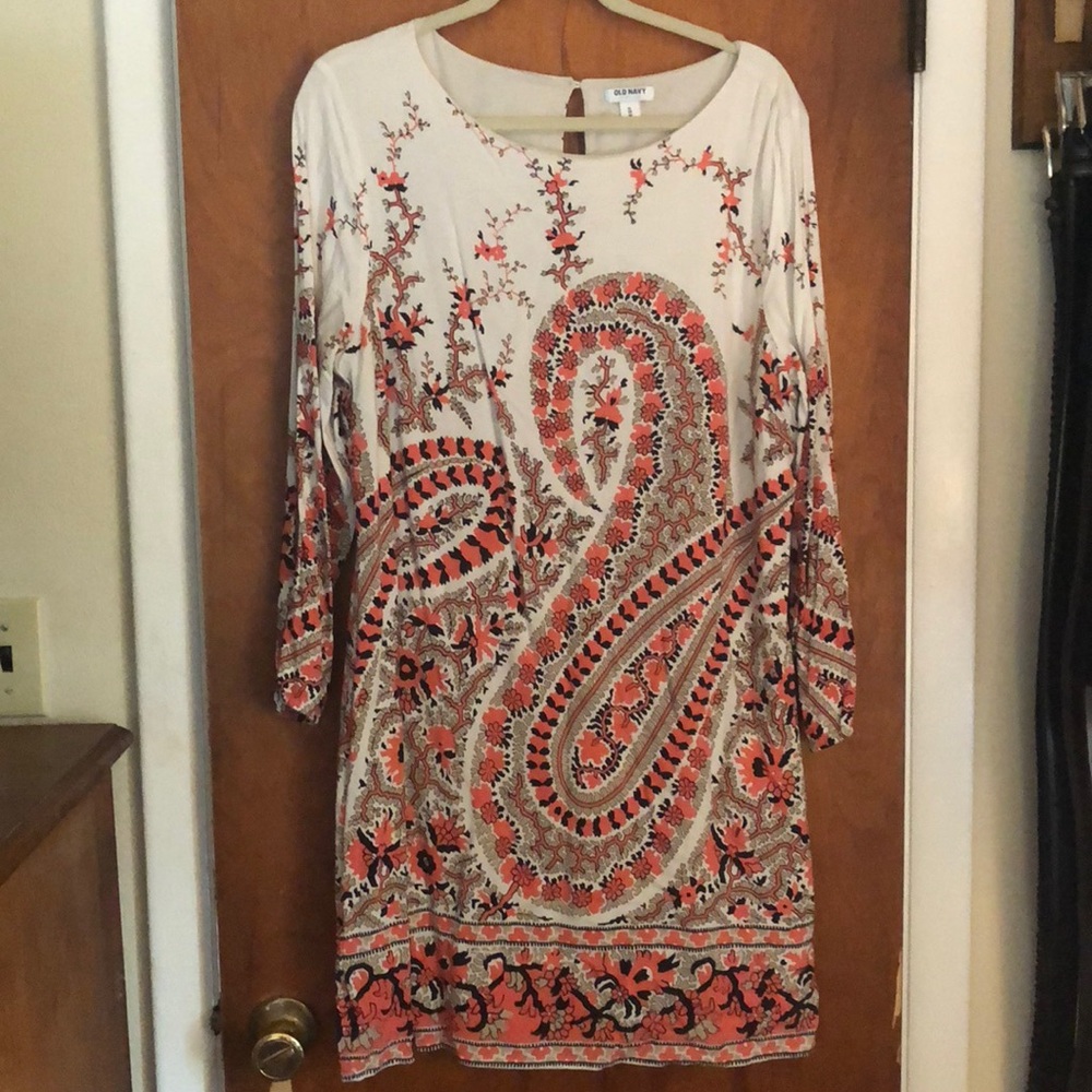 Old navy long sleeve tunic dress size xl